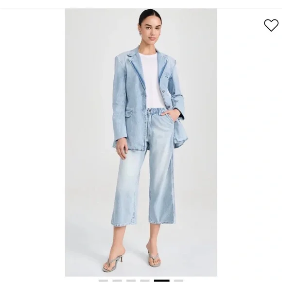 Oak & Acorn Light Blue Denim Women's Blazer - Picture 6 of 14